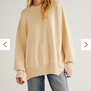 Free People Easy Street Tunic in Cream Size S